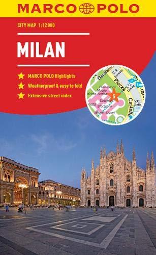 Algopix Similar Product 16 - Milan Marco Polo City Map Marco Polo