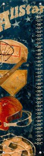 Algopix Similar Product 4 - Oopsy Daisy Vintage Sports Growth Chart