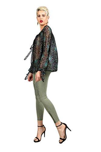 Algopix Similar Product 6 - Beulah Style Beulah OP7019 Moto Jeggings