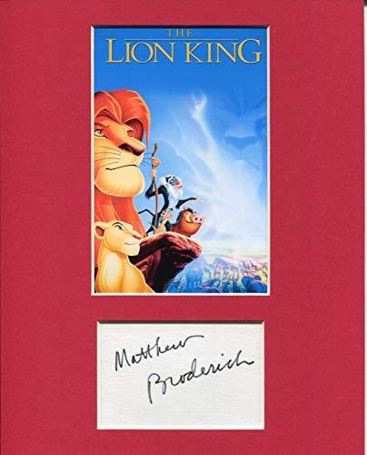 Algopix Similar Product 15 - Matthew Broderick Disney Voice The Lion