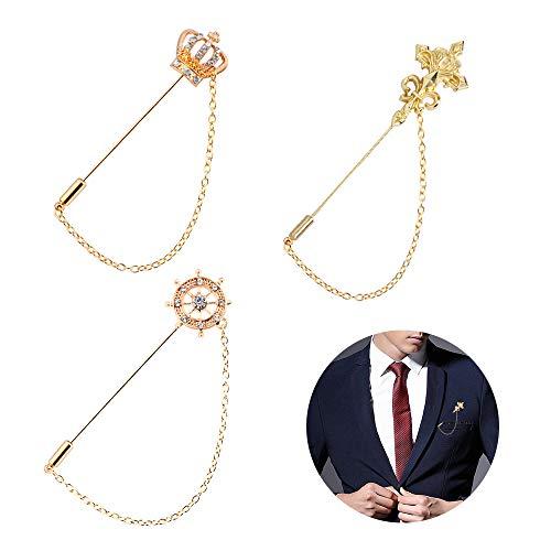 Algopix Similar Product 4 - Huture 3 Packs Unisex Brooch Lapel Pin