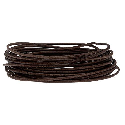 Algopix Similar Product 7 - Genuine Leather Cord Round 15mm by