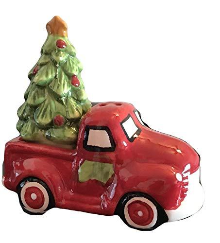 Algopix Similar Product 6 - Christmas Salt and Pepper Shaker Red