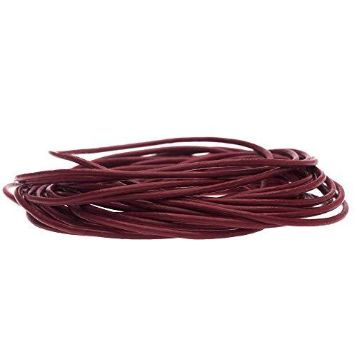 Algopix Similar Product 14 - Genuine Leather Cord Round 15mm by