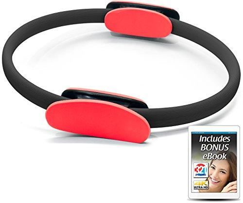 Algopix Similar Product 7 - 321 STRONG Pilates Ring - Red and Black