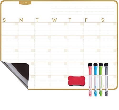 Algopix Similar Product 4 - Magnetic Dry Erase Calendar Board for