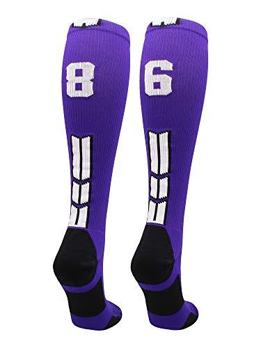 Algopix Similar Product 10 - MadSportsStuff Player Id Number Socks