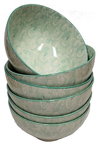 Algopix Similar Product 20 - 6 Piece 6 Fine Porcelain Cereal and