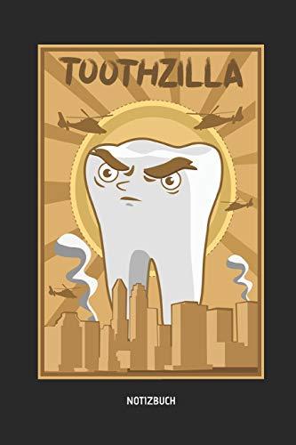 Algopix Similar Product 9 - Toothzilla  Notizbuch Liniertes