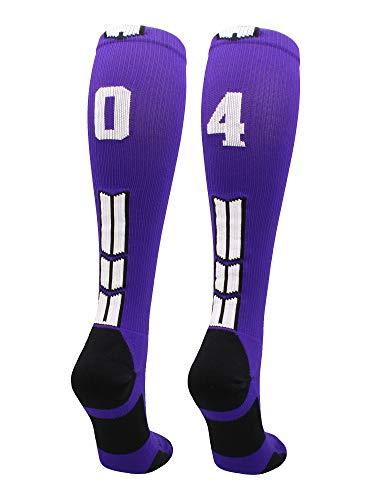 Algopix Similar Product 10 - MadSportsStuff Player Id Number Socks