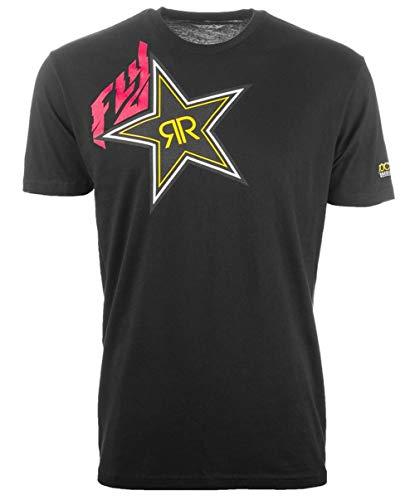 Algopix Similar Product 14 - Fly Racing Rockstar T-Shirt-Black-L
