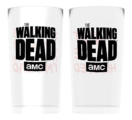 Algopix Similar Product 10 - The Walking Dead Pint Glasses - 2 pack