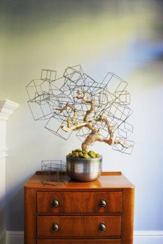 Algopix Similar Product 15 - Gold Leaf Design Group Wire Cube Set