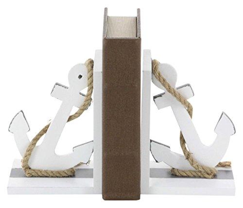 Algopix Similar Product 19 - Benzara Classy Wood Anchor Bookend Pair