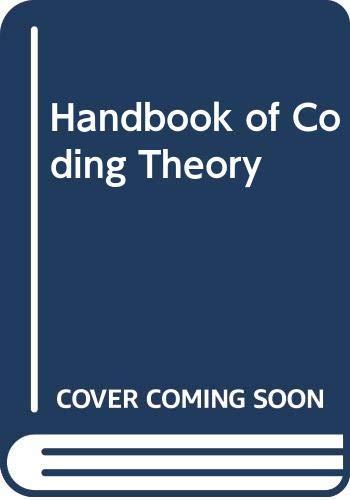 Algopix Similar Product 6 - Handbook of Coding Theory