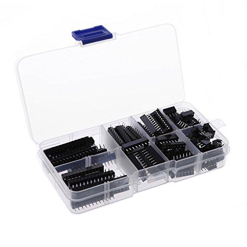 Algopix Similar Product 16 - JUNESUN 66 PcsSet DIP IC Sockets
