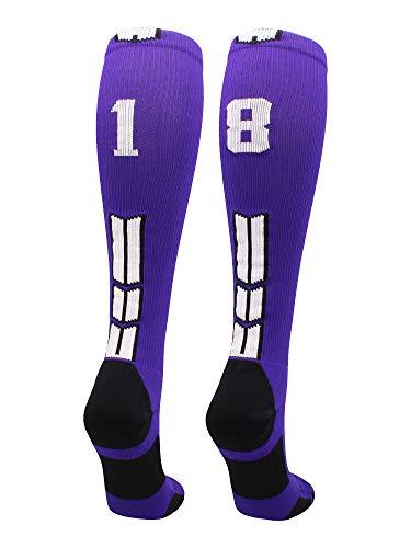 Algopix Similar Product 14 - MadSportsStuff Player Id Number Socks