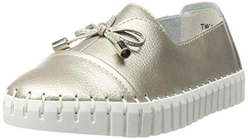 Algopix Similar Product 7 - Bernie Mev Girls TWK50 Loafer Gold