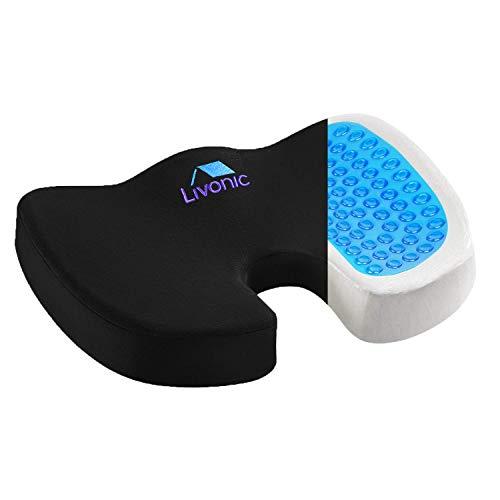 Algopix Similar Product 18 - Livonic Gel Enhanced Seat Cushion 