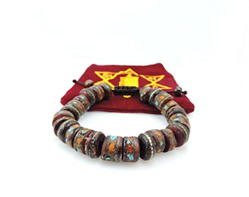 Algopix Similar Product 5 - TIBETAN MEDICINE WRIST MALA  Yak Bone