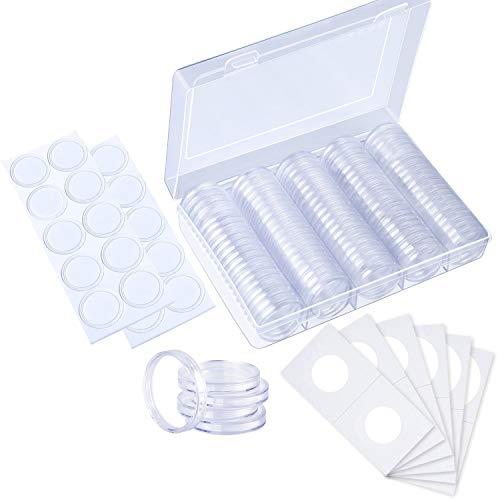Algopix Similar Product 5 - Squadare 100 pcs 30mm Coin Capsules and