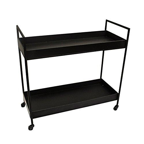 Algopix Similar Product 3 - Benzara Notable Metal Bar Cart with Two