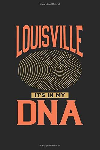 Algopix Similar Product 15 - Louisville Its in my DNA 6x9 notebook