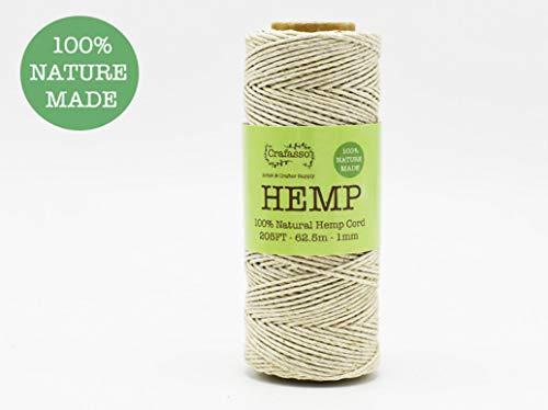 Algopix Similar Product 14 - Crafasso Hemp Twine Cord Spool 205ft