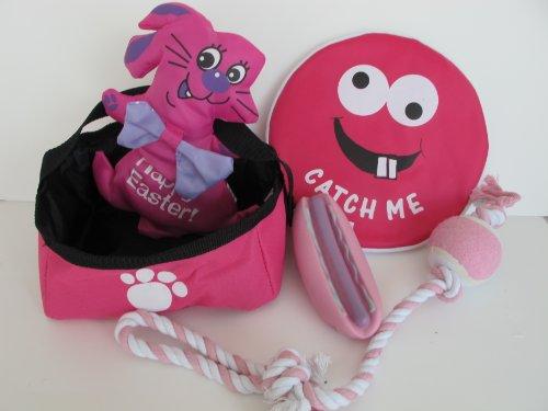 Algopix Similar Product 4 - Dog Easter Basket 5 Piece Gift Set