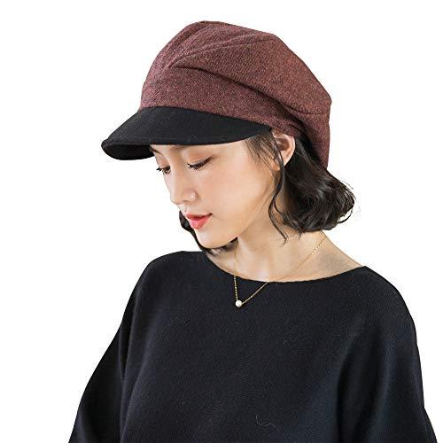 Algopix Similar Product 10 - 677888 Newsboy Hat for Women Wool Hat