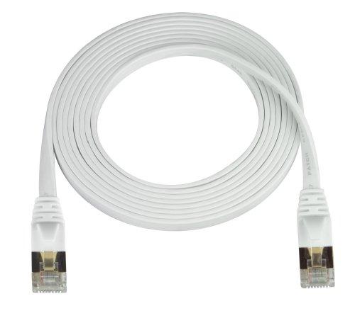 Algopix Similar Product 20 - Super Flat CAT7 Ethernet Cable White