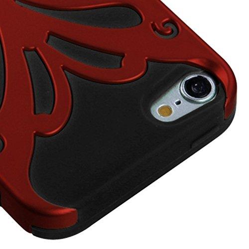 Algopix Similar Product 7 - Asmyna Titanium RedBlack Butterfly