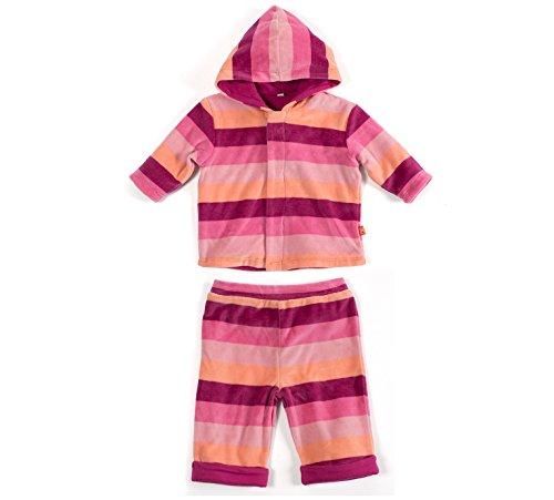 Algopix Similar Product 6 - Magnetic Me Striped Velour Baby Hoodie