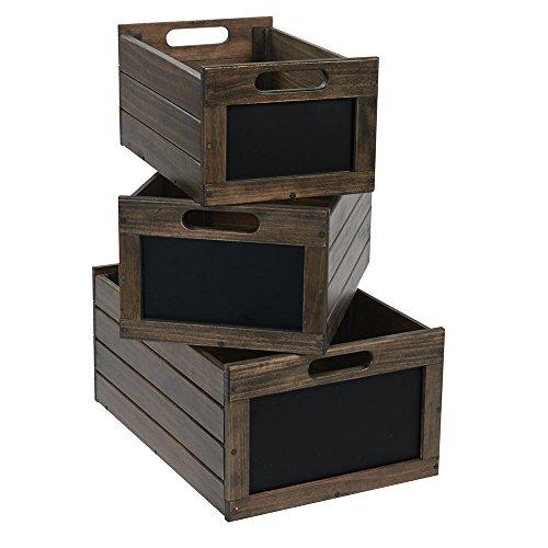 Algopix Similar Product 4 - SSWBasics Nesting Dark Oak Wood