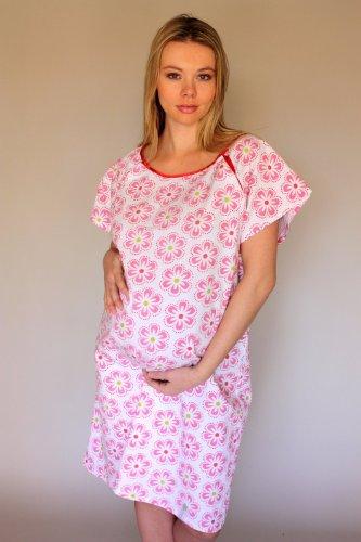 Algopix Similar Product 15 - Angelina Gownie in White  Pink Floral