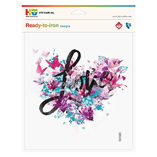 Algopix Similar Product 6 - Iron On Designs 8.5"x7.5" (Floral Love)