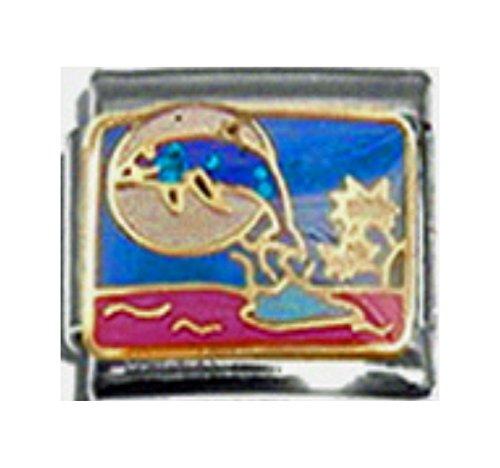 Algopix Similar Product 12 - Stylysh Charms Dolphin Jumping in