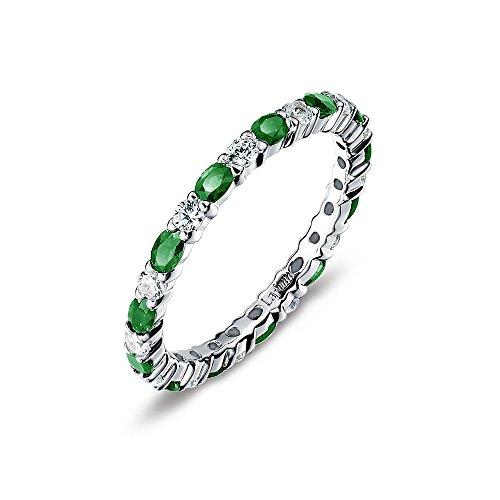 Algopix Similar Product 18 - Lafonn Birthstone Simulated Emerald