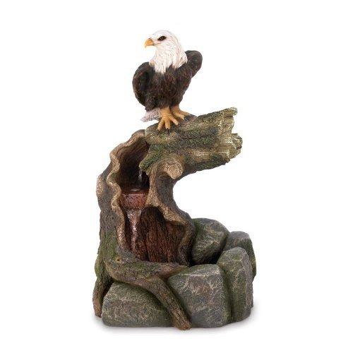 Algopix Similar Product 3 - Weathered Tree Eagle Water Fountain