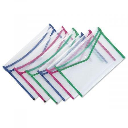 Algopix Similar Product 9 - Clear EnvelopeStyle File Folders Set