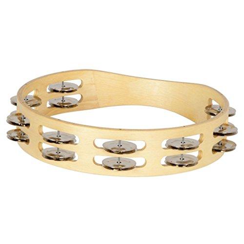 Algopix Similar Product 18 - Double Row Round Tambourine with Bright