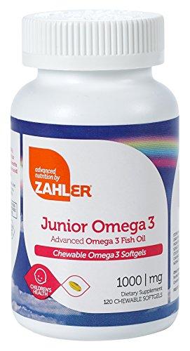 Algopix Similar Product 19 - Zahler Junior Omega 3 Chewable Triple