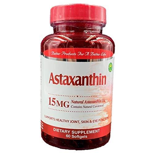 Algopix Similar Product 3 - Natural Astaxanthin 15mg Maximum