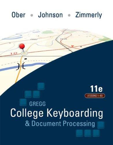 Algopix Similar Product 17 - Gregg College Keyboarding  Document