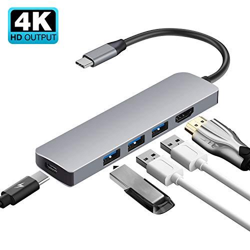 Algopix Similar Product 4 - USB C Hub Adapter5 in 1 Type C