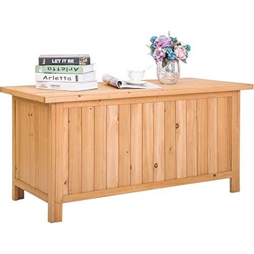 Algopix Similar Product 6 - Leisure Zone Outdoor Wooden Storage