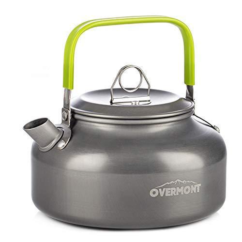 Algopix Similar Product 13 - Overmont Camping Kettle Camp Tea Kettle