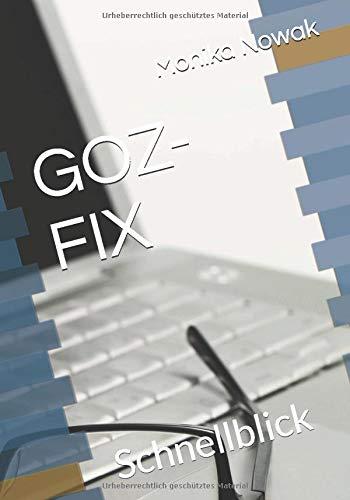 Algopix Similar Product 20 - GOZ-FIX: Schnellblick (German Edition)