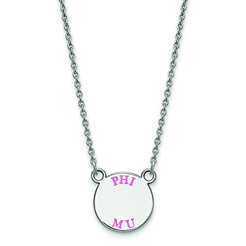 Algopix Similar Product 20 - LogoArt Phi Mu Extra Small Enameled