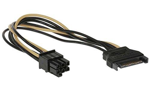 Algopix Similar Product 15 - SF Cable SATA 15pin Male to 6Pin PCI